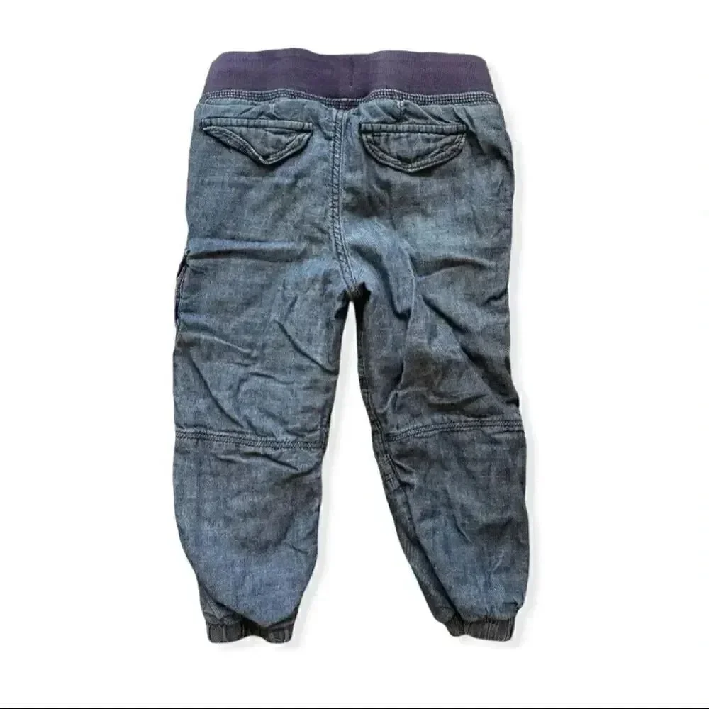 H& M Navy Long Lined Toddler Jeans 1.5/2 years old #2082